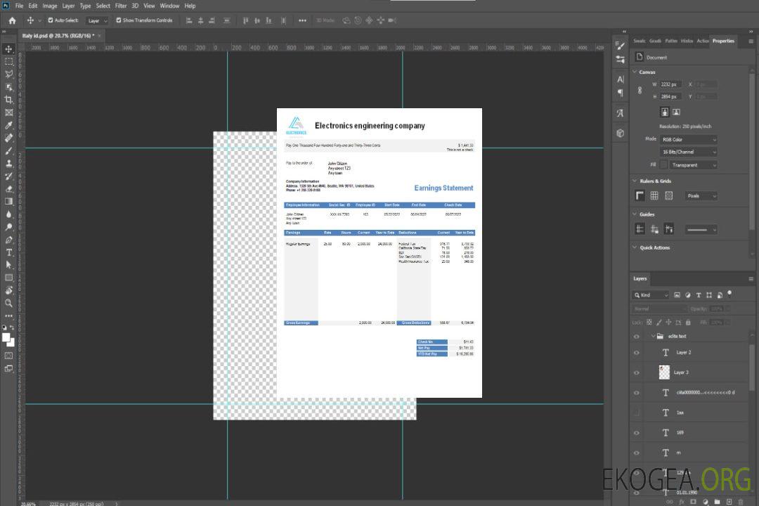 Relevé des résultats d'une entreprise d'ingénierie électronique aux formats Word et PDF template Relevé des résultats d'une entreprise d'ingénierie électronique aux formats Word et PDF template